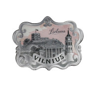 Magnetas Vilnius su sidabro folija